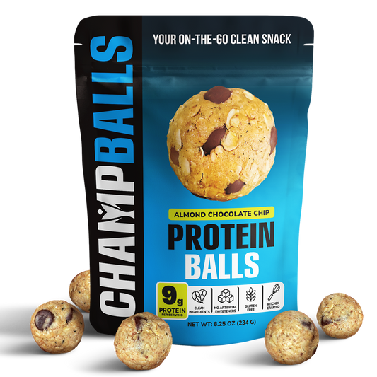 Almond Chocolate Chip Protein Balls (18 ct)